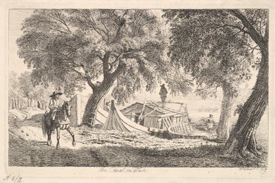 Am Kanal in Wien, 1819 von Johann Christian Erhard