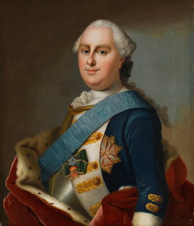 Porträt von Prinz Georg Wilhelm von Hessen-Darmstadt 1722-1782, ca. 1760 von Johann Christian Fiedler