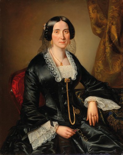 Porträt Johanna Bujatti von Johann Christian Mayer