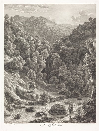 In Subiaco (bei Subiaco) von Johann Christian Reinhart