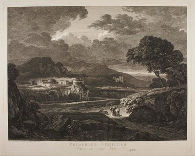Landschaft bei stürmischem Wetter von Johann Christian Reinhart