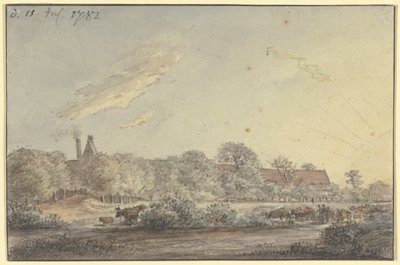 Dorf zwischen Bäumen von Johann Christian Reinhart