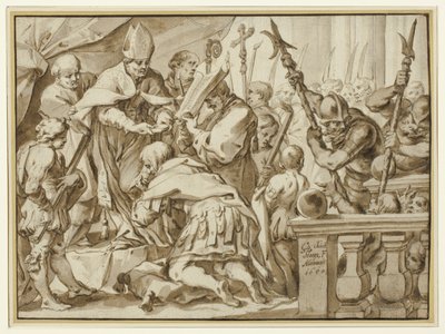 Krönung von Otto dem Großen in der Kirche von Sant