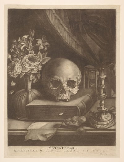 Memento Mori von Johann Elias Ridinger
