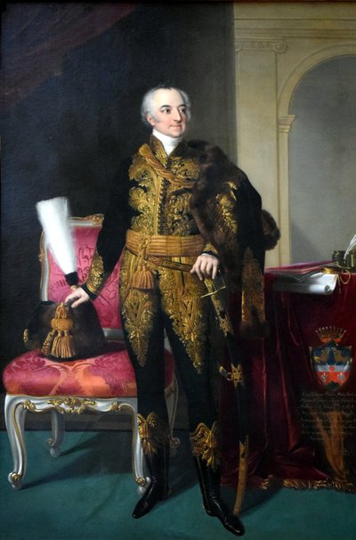 Porträt von Baron János Malonyay von Johann Ender