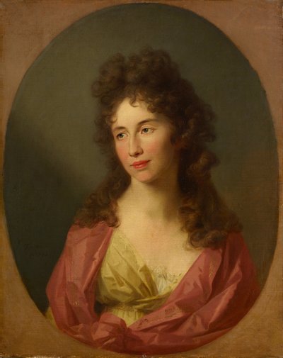 Bildnis der Konradine Hufeland, geb. Wiedemann von Johann Friedrich August Tischbein