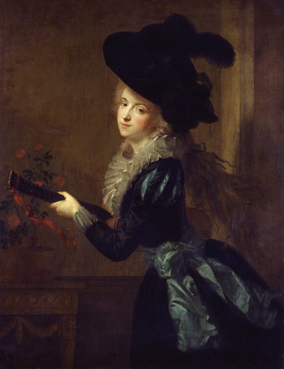 Lautenspielerin von Johann Friedrich August Tischbein