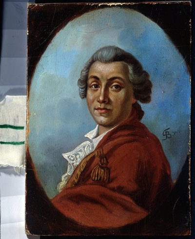 Porträt des Dichters Alexander Sumarokow (1717-1777). Gemälde von Johann Friedrich August Tischbein (1750-1812) von Johann Friedrich August Tischbein