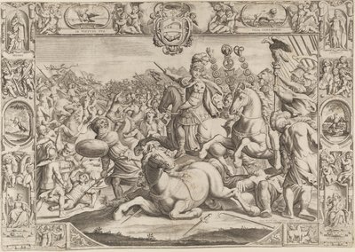 Allegorie auf Urban VIII., Papst (Maffeo Barberini 1623-1644) von Johann Friedrich Greuter