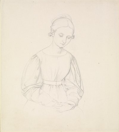 Porträt der Frau des Künstlers, Nina, ca. 1830 von Johann Friedrich Overbeck