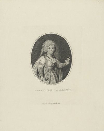 Gertrud Elisabeth Mara, geb. Schmeling 1749-1833 als Armida, 1801 von Johann Friedrich Schröter