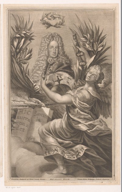 Porträt eines Fürsten, möglicherweise Karl VI., Kaiser des Heiligen Römischen Reiches von Johann Georg Wolffgang