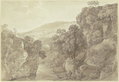 Gebiet in der Nähe von Subiaco von Johann Georg von Dillis