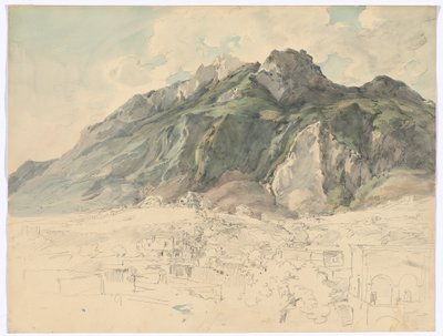 Monte Epomeo auf Ischia von Johann Georg von Dillis