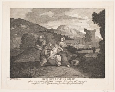 Die heilige Familie von Johann Gottlieb Friedrich
