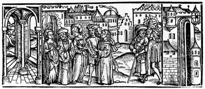 Ein Foliant aus Boethius, Trost der Philosophie von Johann Gruninger