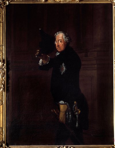 Porträt von Friedrich II., genannt Friedrich der Große, König von Preußen (1712-1786) von Johann Heinrich Francke