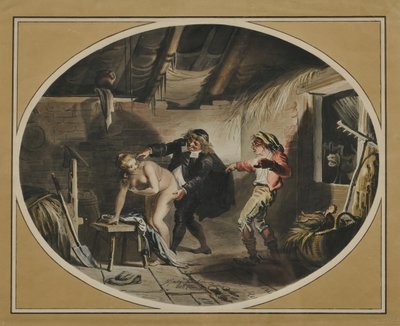 La Jument du compère Pierre nach dem Gedicht von Jean de La Fontaine, 1800 von Johann Heinrich Ramberg