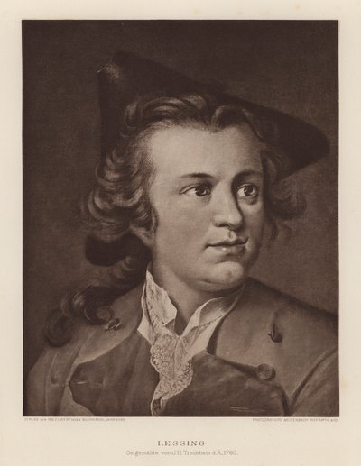 Gotthold Ephraim Lessing, deutscher Dramatiker und Philosoph von Johann Heinrich Tischbein