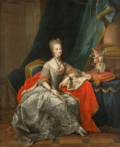 Markgräfin Philippine von Brandenburg-Schwedt 1745-1800, Landgräfin von Hessen-Kassel, 1774 von Johann Heinrich Tischbein