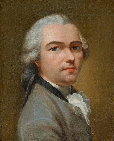 Selbstporträt, Mitte des 18. Jahrhunderts von Johann Heinrich Tischbein