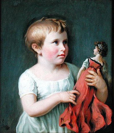 Kinderporträt von Cornelia Wilhelmine Amsinck, der zukünftigen Frau von Bürgermeister Dammert (1800-61) von Johann Heinrich Wilhelm Tischbein