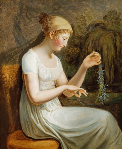 Mädchen mit Blumen von Johann Heinrich Wilhelm Tischbein