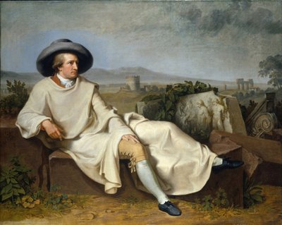 Goethe in der Campagna, 1787 von Johann Heinrich Wilhelm Tischbein