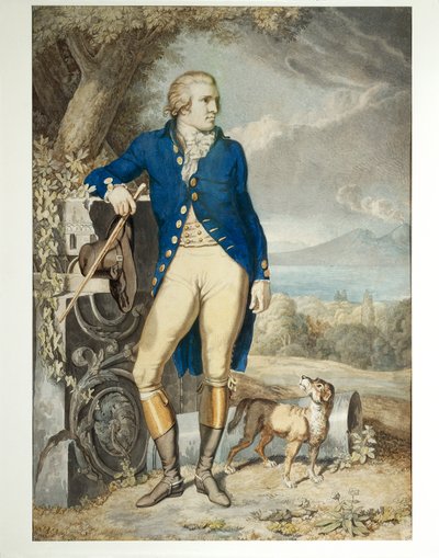 Porträt von Johann Wolfgang von Goethe auf dem Land von Johann Heinrich Wilhelm Tischbein