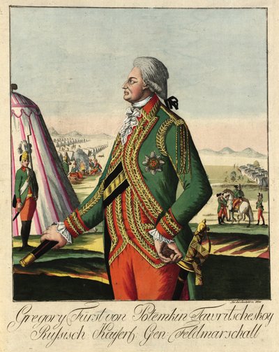 Prinz Grigory Alexandrovich Potyomkin von Johann Hieronymus Loeschenkohl