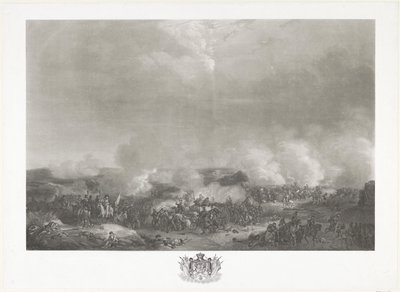 Prinz von Oranien in der Schlacht bei Quatre-Bras, 1815. Zwölf Platten von der Ankunft und Krönung von Wilhelm I. in Brüssel und den Schlachten bei Quatre-Bras und Waterloo im Jahr 1815 (Serientitel) von Johann Hürlimann