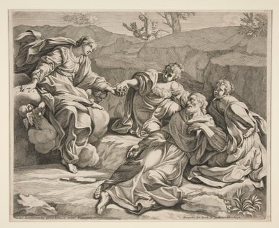 St. Wilhelm von Jungfrauen unterstützt von Johann Jakob von Sandrart