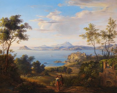 Die Bucht von Pozzuoli bei Neapel 1829 von Johann Joachim Faber