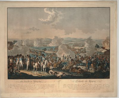 Die Schlacht von Wagram von Johann Lorenz Rugendas the Younger