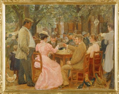 Beim Heurigen von Johann Michael Kupfer