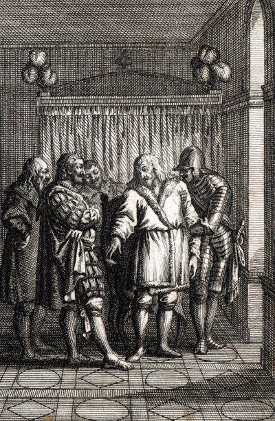Kaiser Rudolf I. von Habsburg entscheidet sich für seine letzte Reise nach Speyer von Johann Michael Mettenleiter
