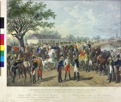 Empfang der alliierten Monarchen in Wien 1814 von Johann Nepomuk Hoechle
