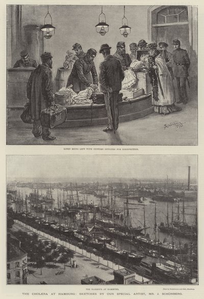Die Cholera in Hamburg von Johann Nepomuk Schonberg