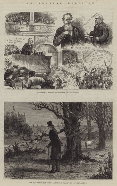 Die Parlamentswahl von Johann Nepomuk Schonberg