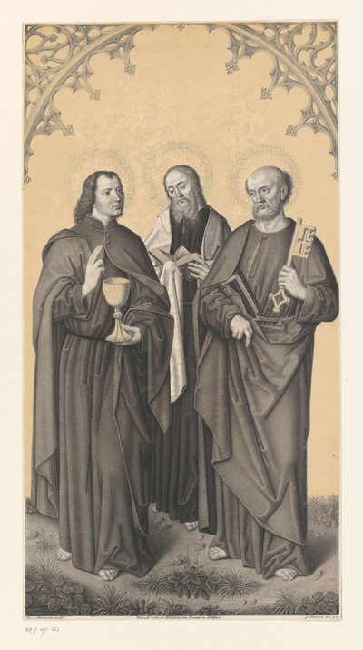 Heiliger Johannes, Matthäus und Petrus von Johann Nepomuk Strixner