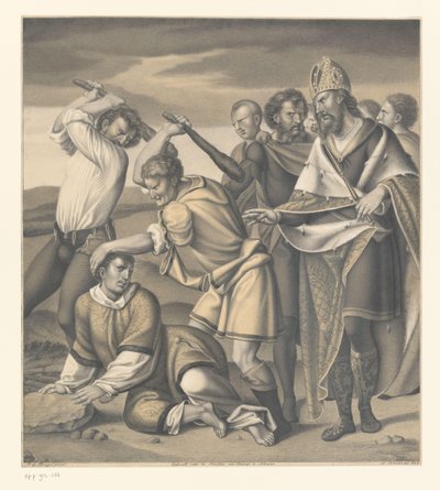 Märtyrertod des heiligen Ewald von Johann Nepomuk Strixner