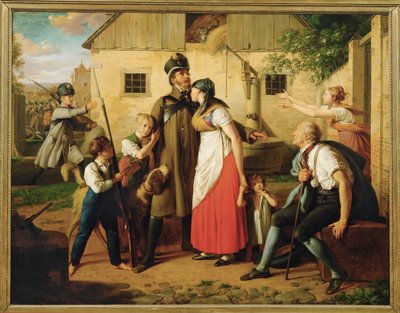 Die Heimkehr des Landwehrmannes von Johann Peter Krafft