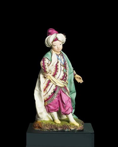 Junge verkleidet als Sultan, Hochst Manufaktur von Johann Peter Melchior