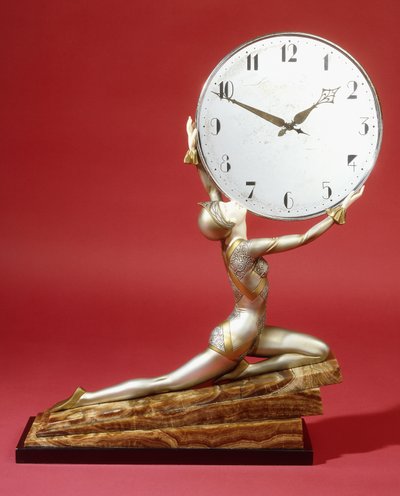 Kniendes Mädchen mit einer Uhr von Johann Philipp Ferdinand Preiss