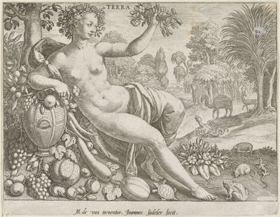 Erde (Die vier Elemente) von Johann Sadeler (I)