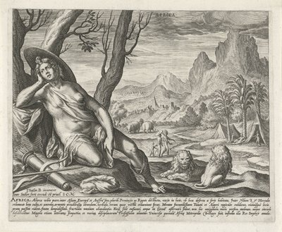 Afrika von Johann Sadeler (I)