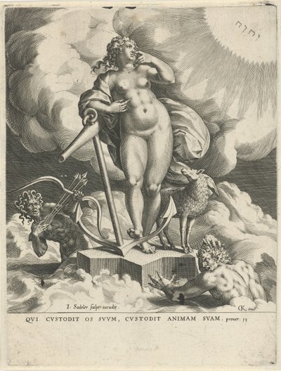 Allegorie der Hoffnung von Johann Sadeler (I)