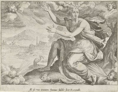 Luft (Serie: Die vier Elemente) von Johann Sadeler (I)