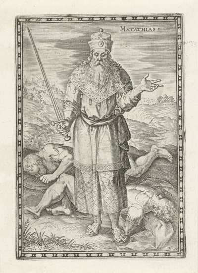 Mattatias (Serie: Personen aus dem Alten Testament) von Johann Sadeler (I)