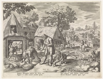 Methusalem und seine Kinder von Johann Sadeler (I)